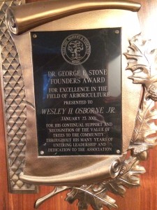 Wes Osborne-Stone Award